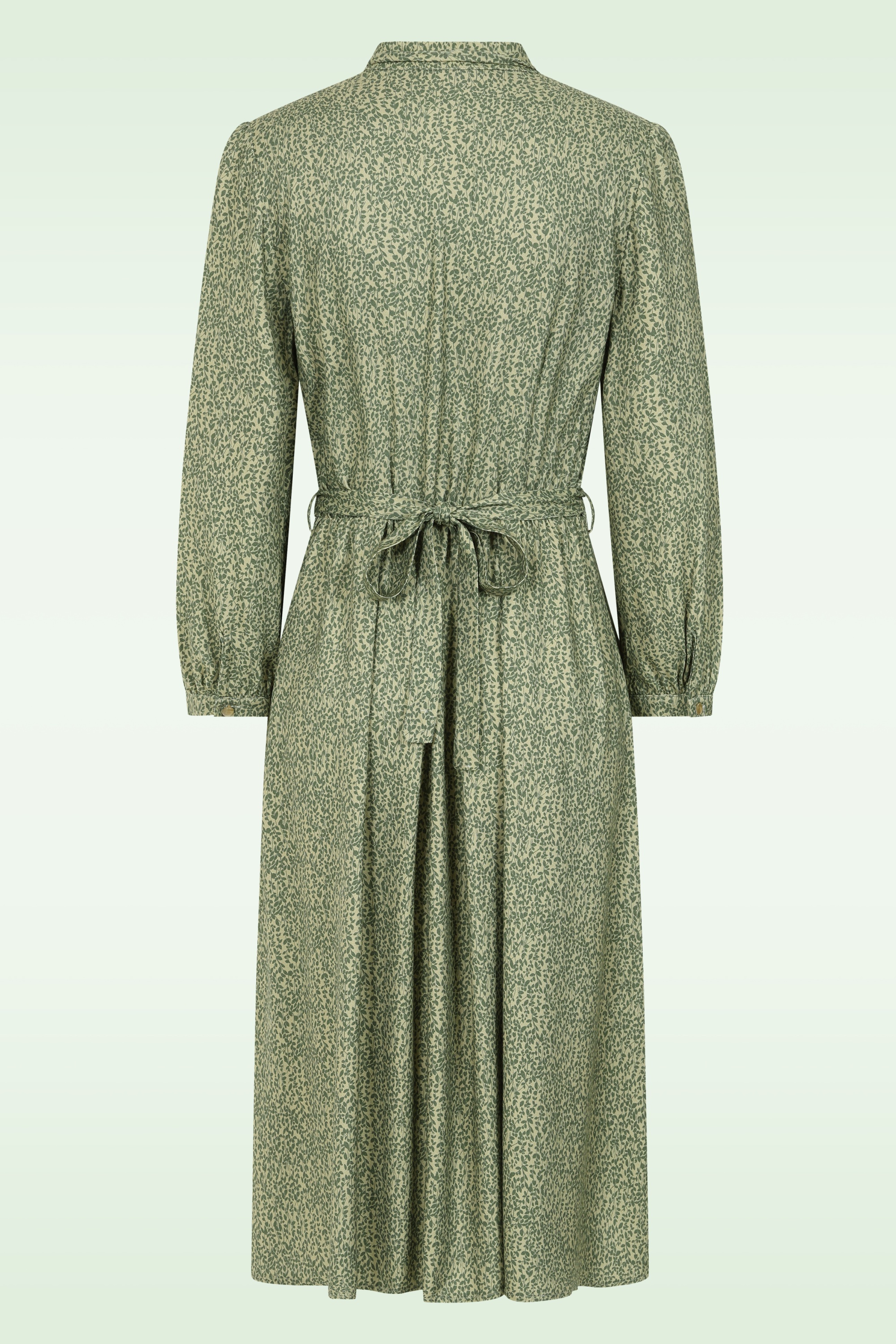 Very Cherry - Niko jurk in Rosemary groen 5