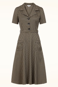 Very Cherry - Revers Safiya midi jurk in multi