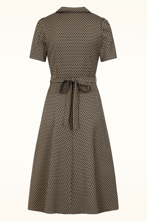 Very Cherry - Revers Safiya midi jurk in multi 3