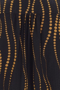 King Louie - Bella Twirl blouse in zwart 3