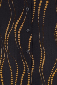 King Louie - Bella Twirl blouse in zwart 2