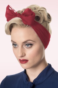 Vintage Chic for Topvintage - Topvintage exclusive ~ Sadie Slinky swing jurk in aubergine