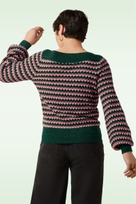 King Louie - Erin Flora top in pijnboomgroen  6