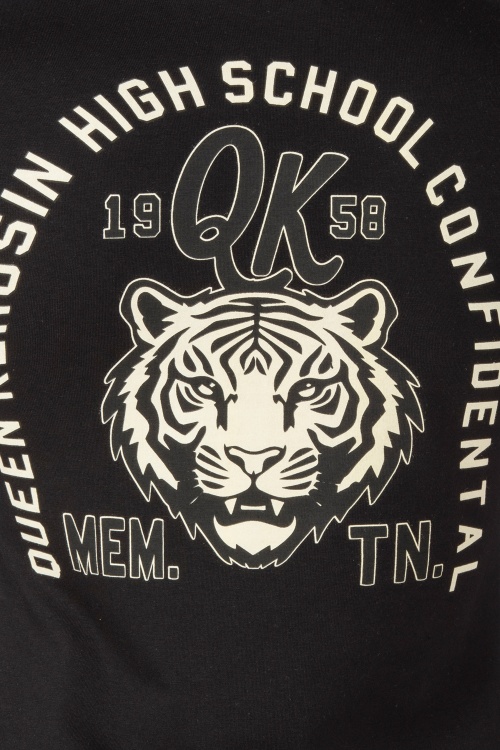 Queen Kerosin - Bakersfield T-shirt in zwart 2