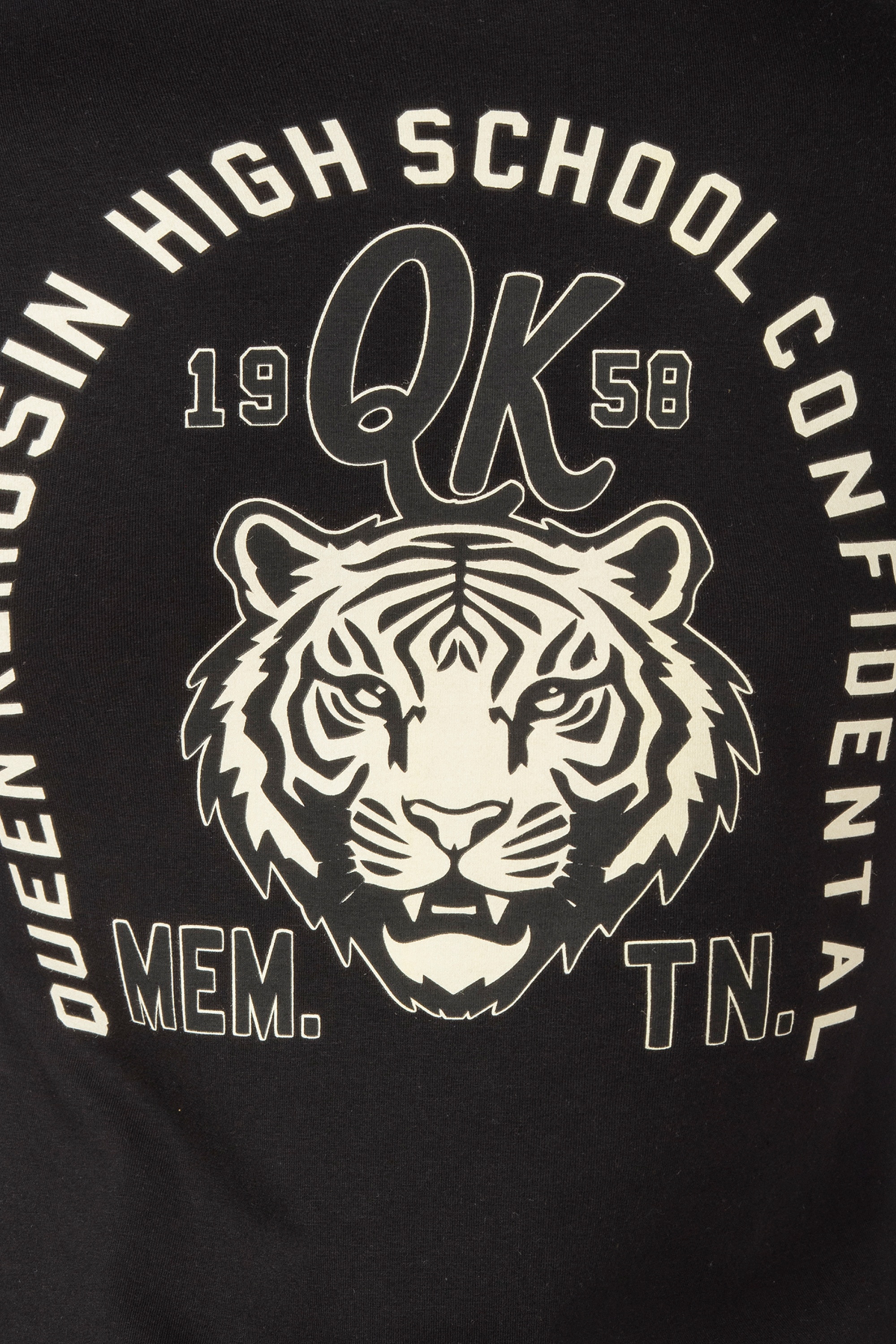 Queen Kerosin - Bakersfield T-shirt in zwart 2