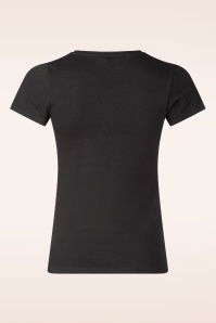 Queen Kerosin - Royal Kitten Club T-shirt in zwart 3