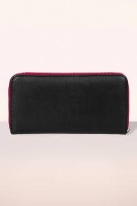 Banned Retro - Rose Garden portemonnee in zwart 4