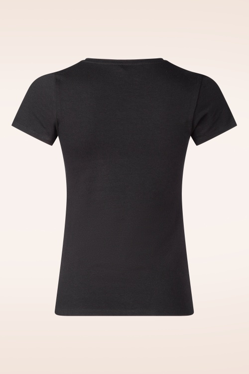 Queen Kerosin - Holi Aperoli T-shirt in zwart 3