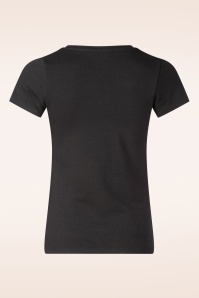 Queen Kerosin - Rockabilly Kitten T-shirt in zwart 3