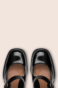 Tamaris - Chunky Charm Mary Jane pumps in zwart 2