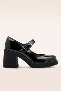 Tamaris - Chunky Charm Mary Jane pumps in zwart