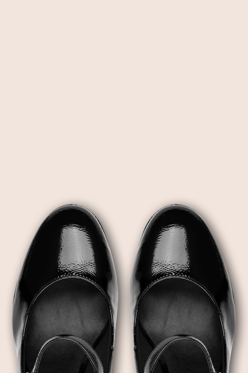 Tamaris - Maddy Patent pumps in zwart 2