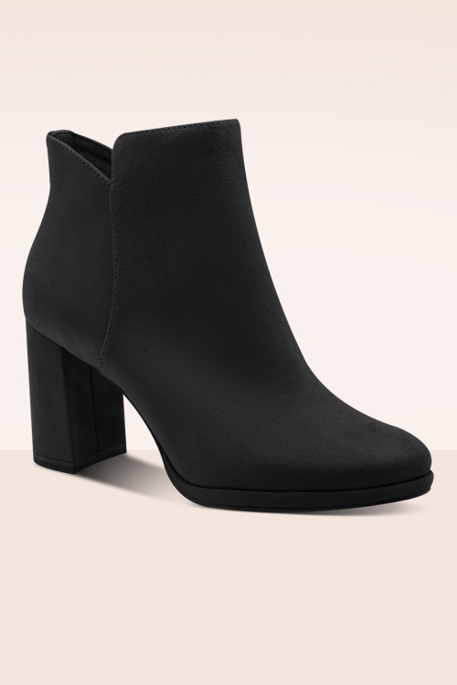 Tamaris - Meredith enkellaarsjes in zwart 3