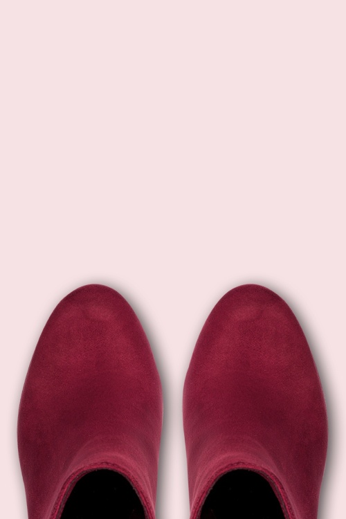 Tamaris - Meredith enkellaarsjes in rood 2