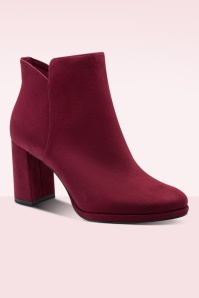 Tamaris - Meredith enkellaarsjes in rood 3