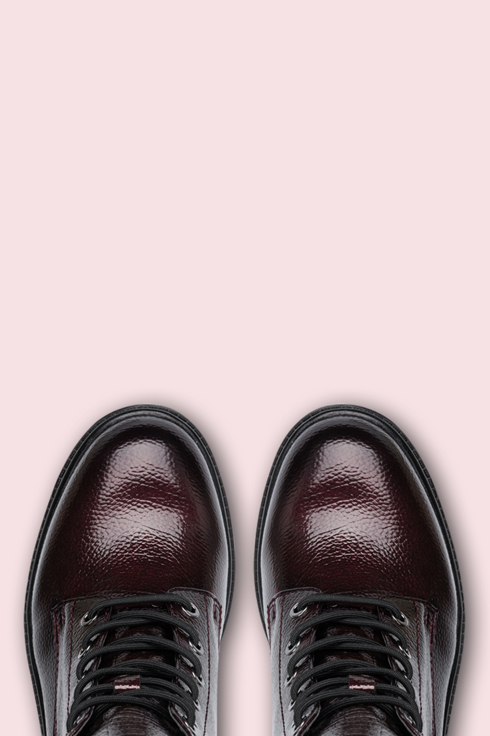 Tamaris - Meredith Patent enkellaarsjes in wijnrood 2