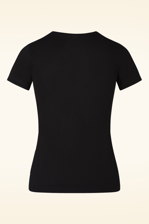 PinRock - Hallowitch T-shirt in zwart 3