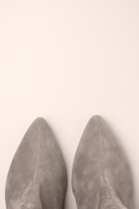 s.Oliver - Tori suède booties in taupe 2