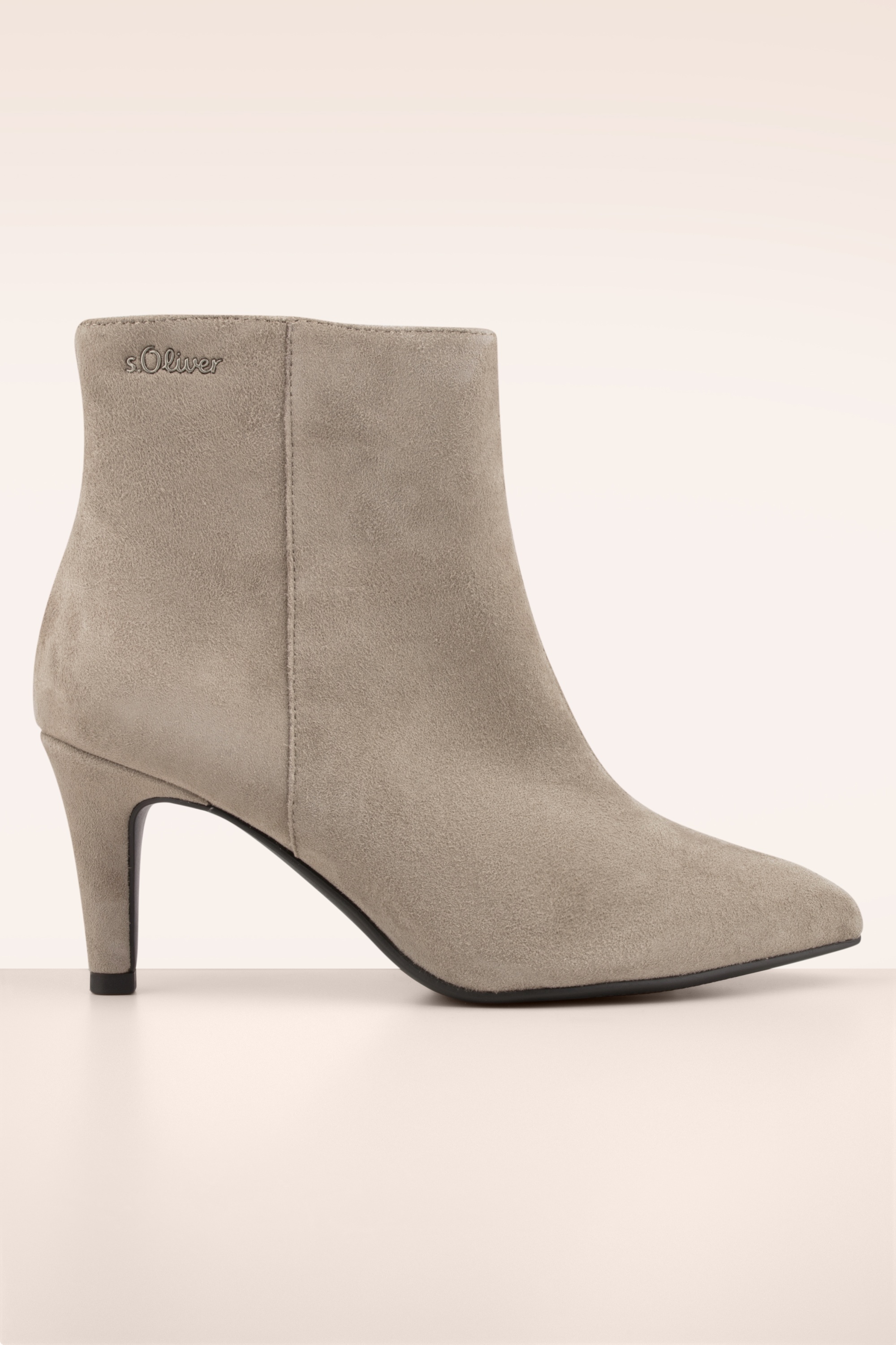 s.Oliver - Tori suède booties in taupe