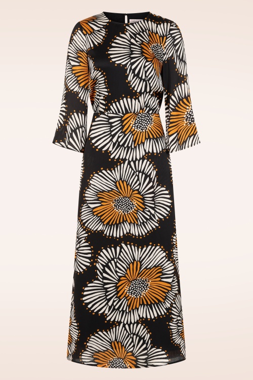 Traffic People - Millie maxi jurk in Zwart