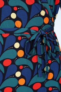 Cissi och Selma - Anna Klara Droppe jurk in blauw 2