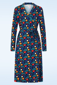 Cissi och Selma - Anna Klara Droppe jurk in blauw