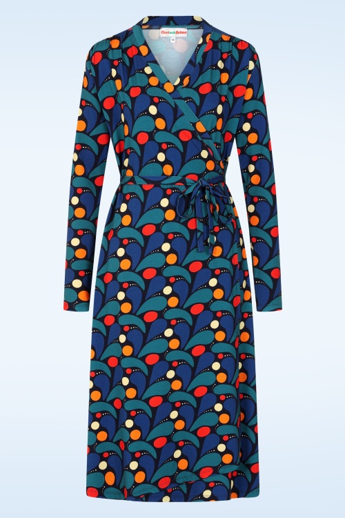 Cissi och Selma - Anna Klara Droppe jurk in blauw