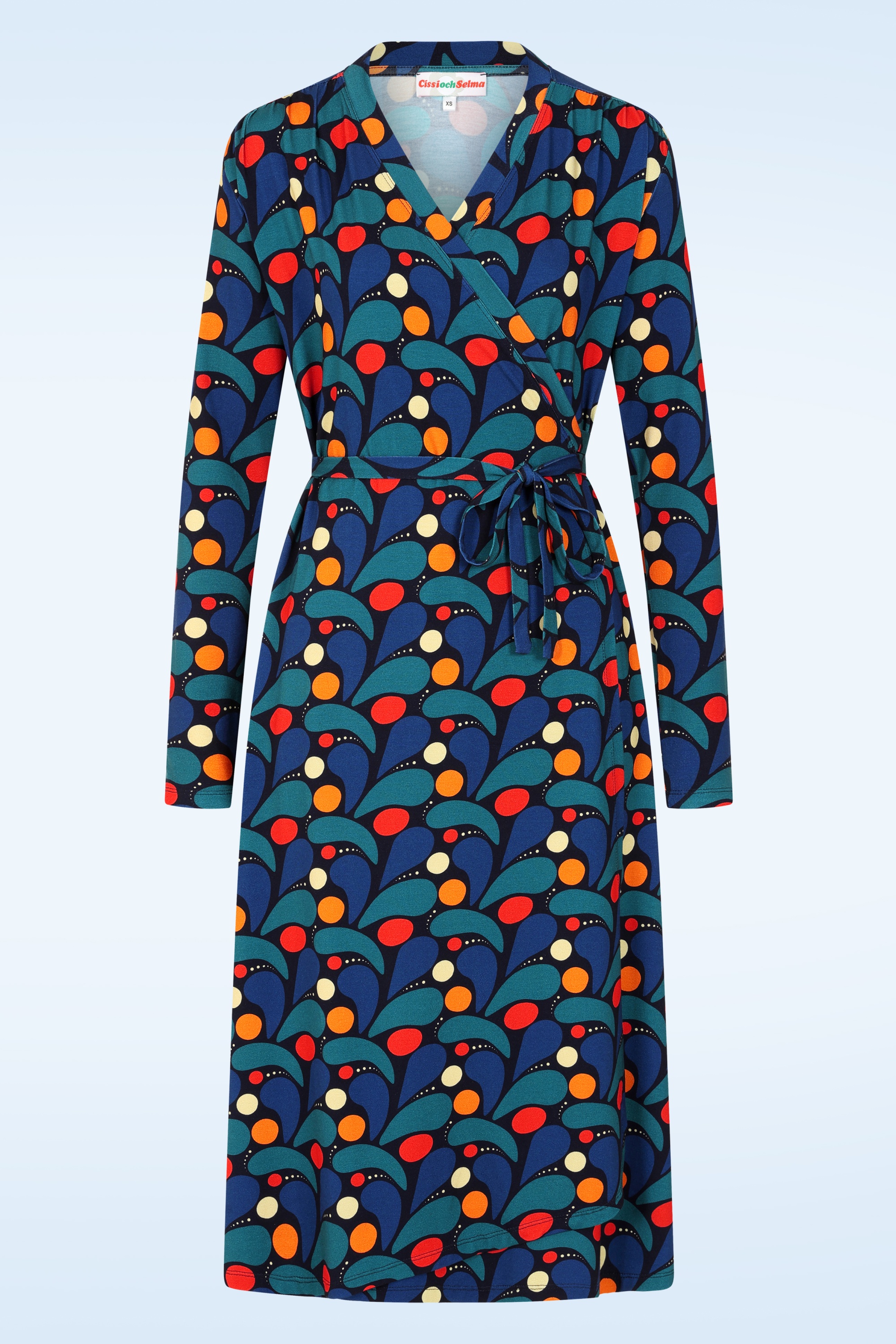 Cissi och Selma - Anna Klara Droppe jurk in blauw