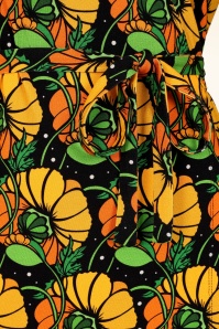 Cissi och Selma - Anna Klara Kronblad jurk in zwart en multi 2