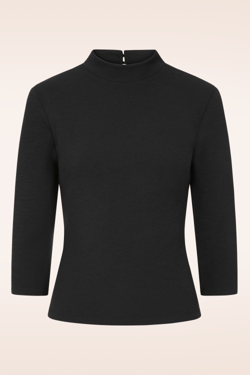 Vintage Chic for Topvintage - Topvintage exclusive ~ Mandi top in zwart