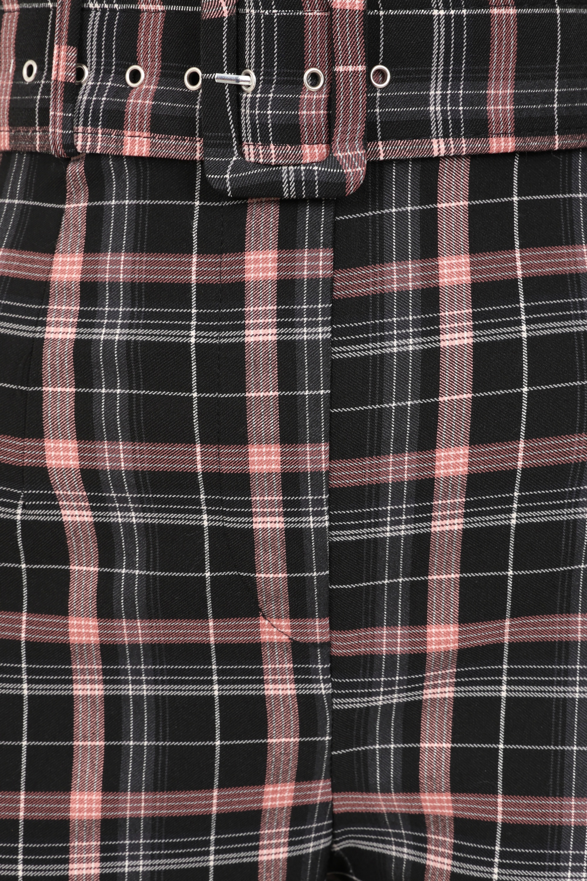 Vintage Chic for Topvintage - Topvintage exclusive ~ Sasha Pink Check pantalon in zwart 2