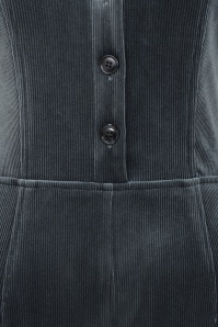 Traffic People - Avenge corduroy jumpsuit in zilverblauw 4