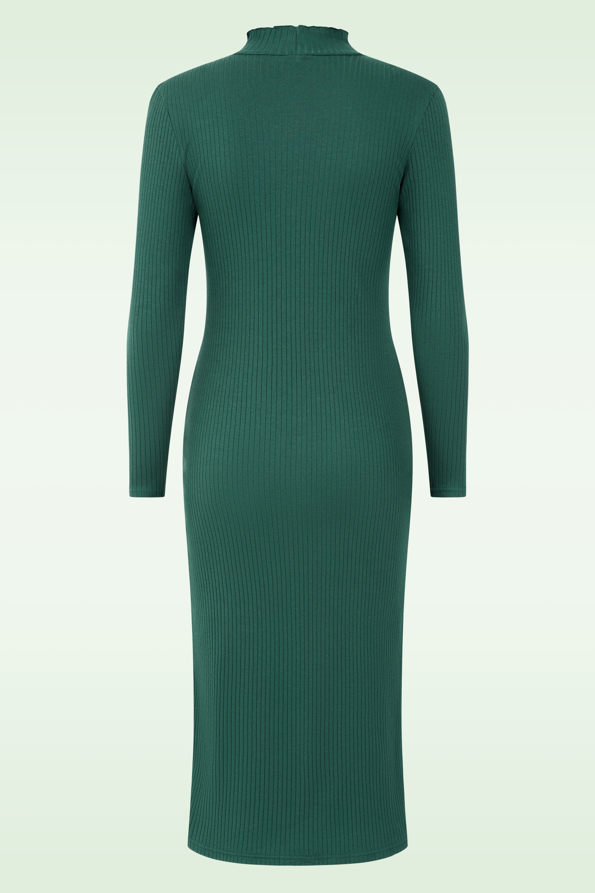 Blutsgeschwister - The Bodyconscious Emerald midi jurk in dahlia groen 3