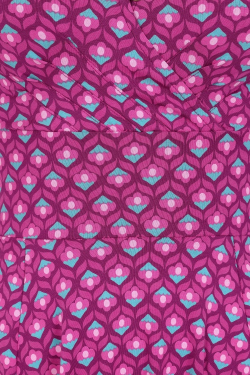 Blutsgeschwister - Shalala Tralala jurk in sweet fountain flower 2