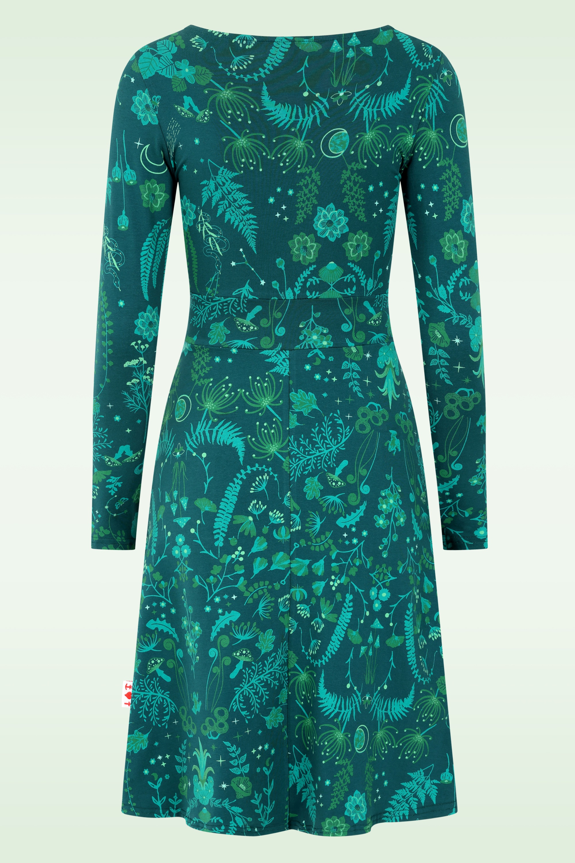 Blutsgeschwister - Jersey jurk Froggy Queen in magical nightwalk groen 3