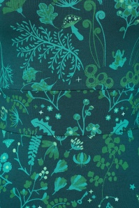 Blutsgeschwister - Jersey jurk Froggy Queen in magical nightwalk groen 2