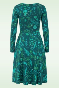 Blutsgeschwister - Shalala Tralala jurk in magical nightwalk groen 3