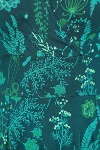 Blutsgeschwister - Shalala Tralala jurk in magical nightwalk groen 2