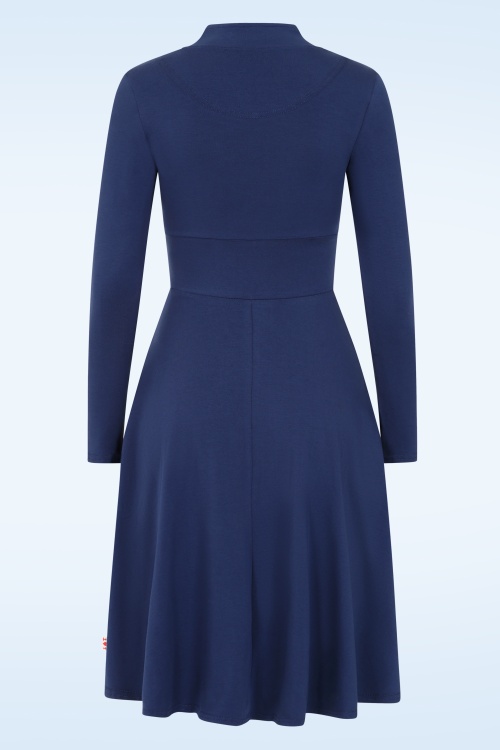 Blutsgeschwister - Miraculous Power Tralala jurk in marine blauw 3