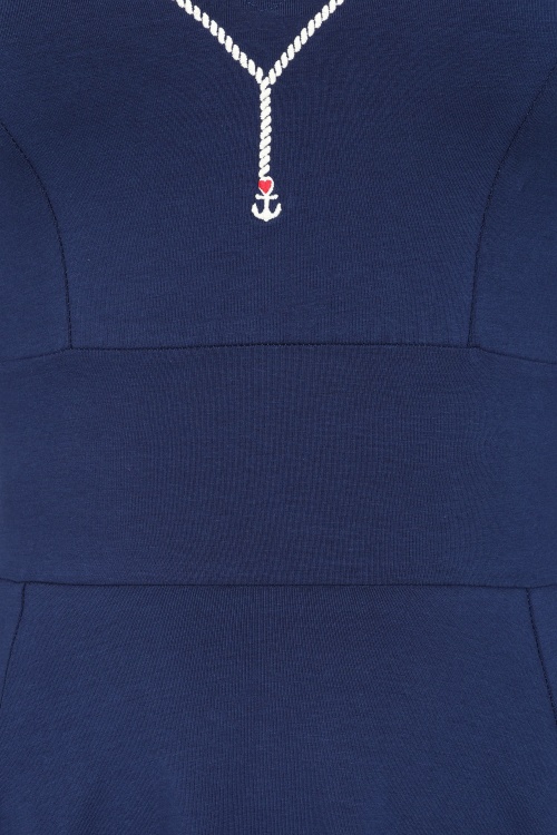 Blutsgeschwister - Miraculous Power Tralala jurk in marine blauw 2