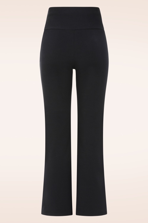 Blutsgeschwister - Easy Flared Cozy broek in back to black 3