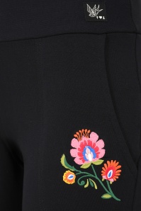 Blutsgeschwister - Easy Flared Cozy broek in back to black 2