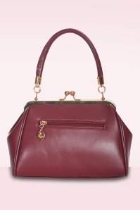Banned Retro - Daydream handtas in bordeauxrood 5