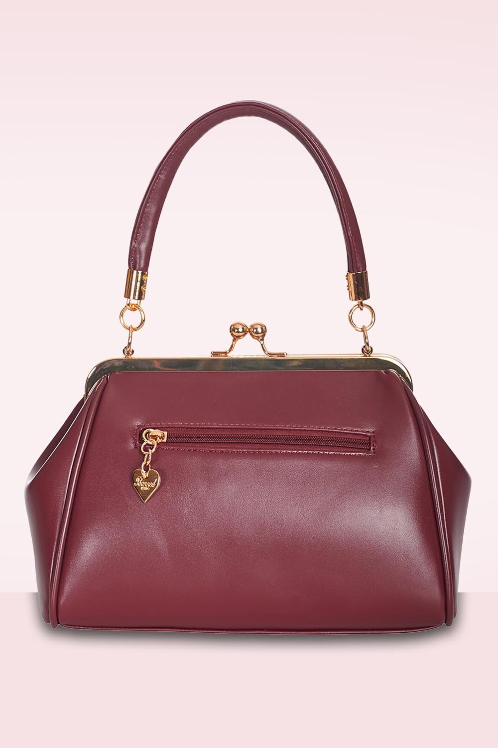 Banned Retro - Daydream handtas in bordeauxrood 5