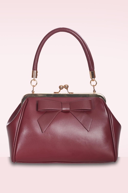 Banned Retro - Daydream handtas in bordeauxrood