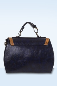 Banned Retro - Stevie handtas in donkerblauw 3