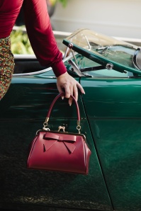 Banned Retro - Daydream handtas in bordeauxrood 2