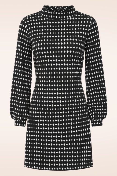 Mademoiselle YéYé - Relaxed Rhythm broek in zwart en wit