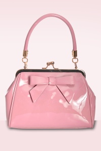 Banned Retro - California Nights lak handtas in roze
