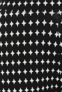 Mademoiselle YéYé - Relaxed Rhythm broek in zwart en wit 2